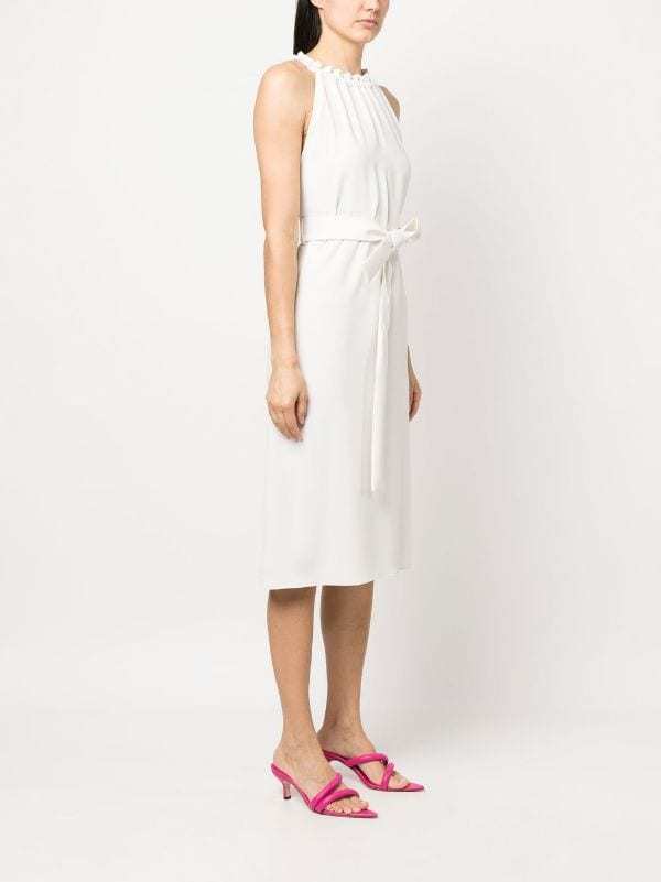 P.a.r.o.s.h Logo Dress In White