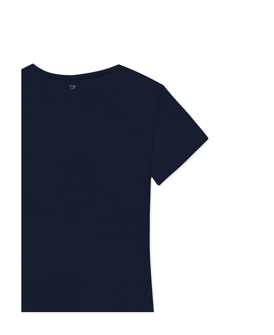 Weekend Max Mara T-shirt With Round Neck And Short Sleeves In Blue