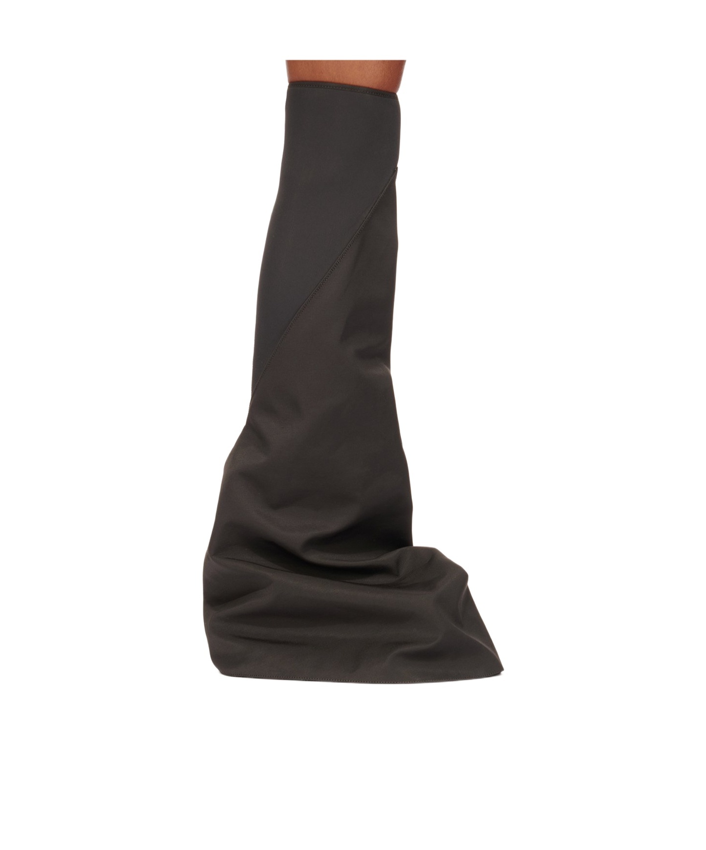 Rick Owens Drkshdw Foldable Design Boots In Black