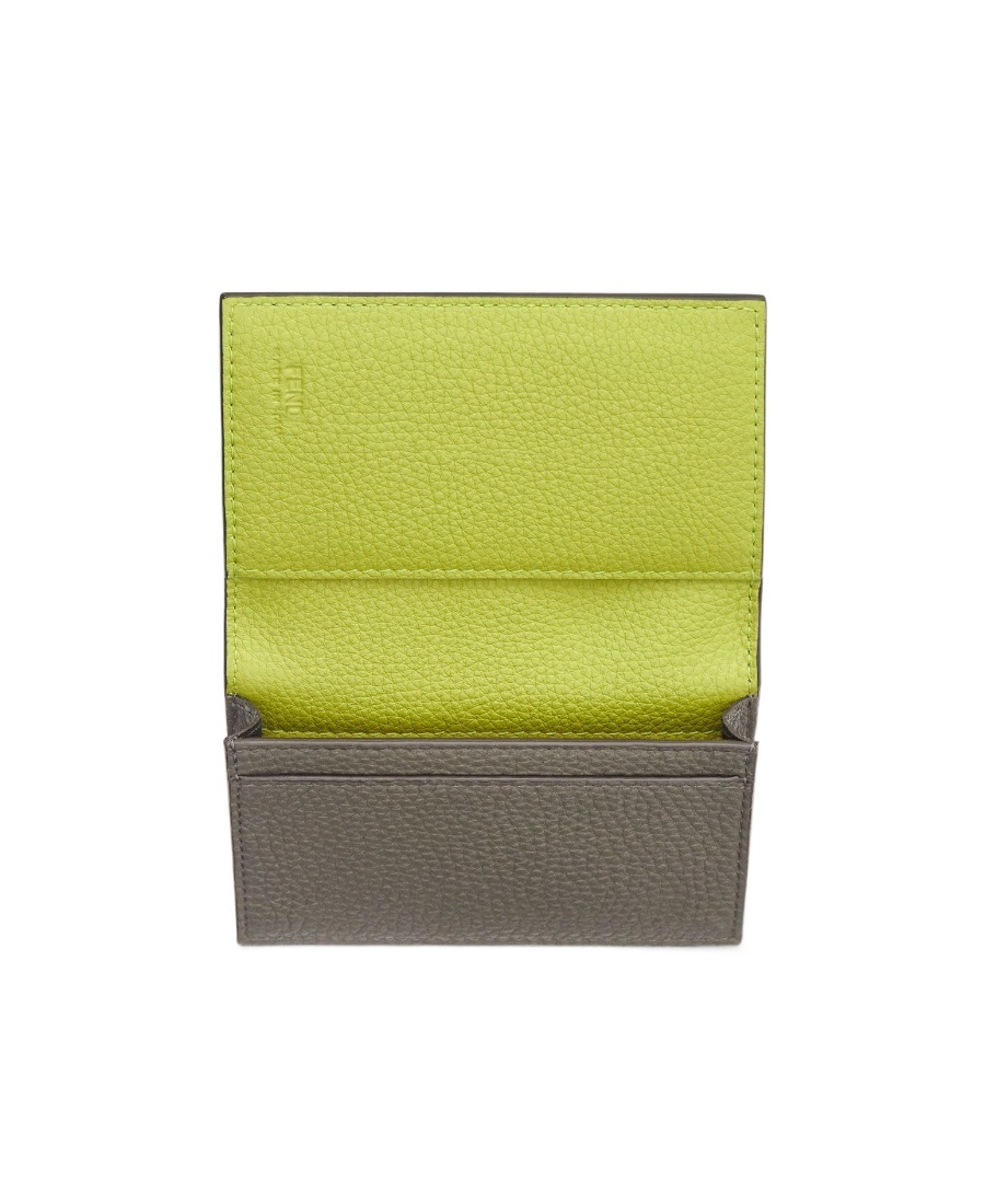 Fendi Rectangular Card Bag In Gray