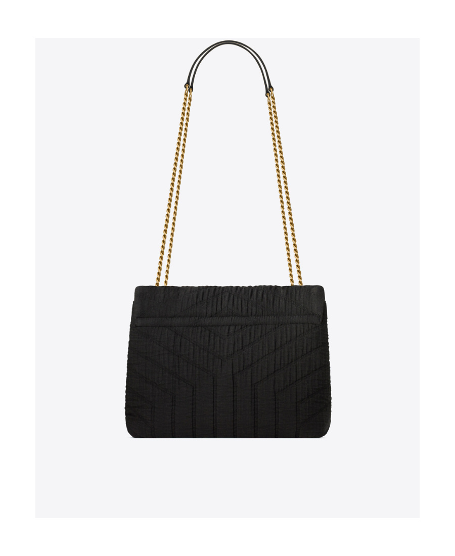 Saint Laurent Small Loulou Shoulder Bag In Black