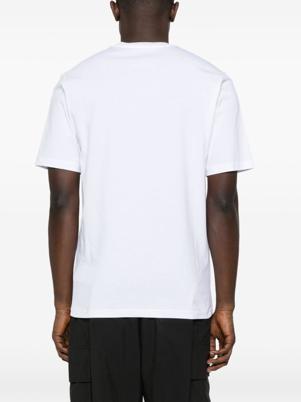 Moschino Versatile Crew Neck T-shirt In White