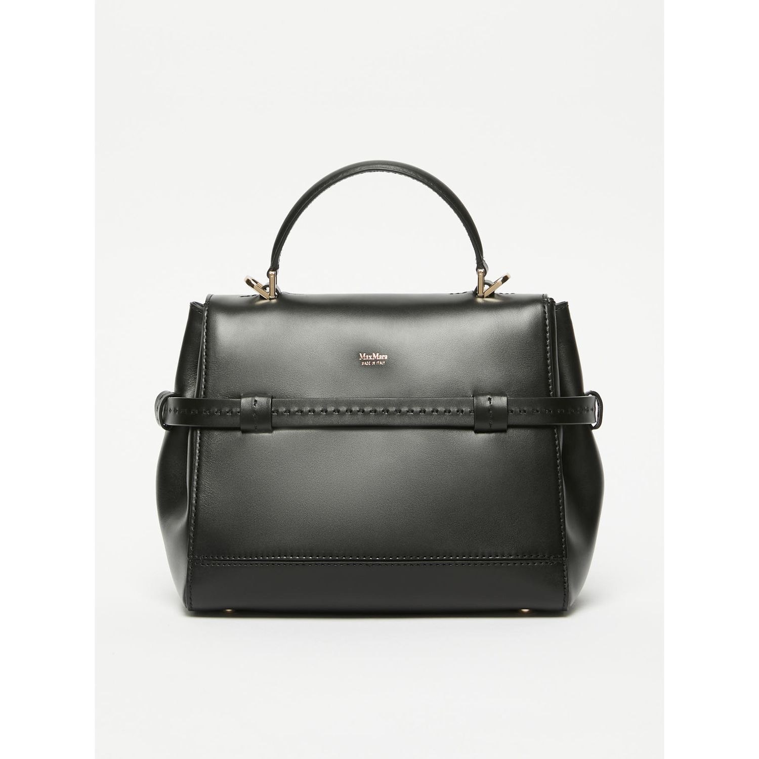 Max Mara Flap Shoulder Bag In Black