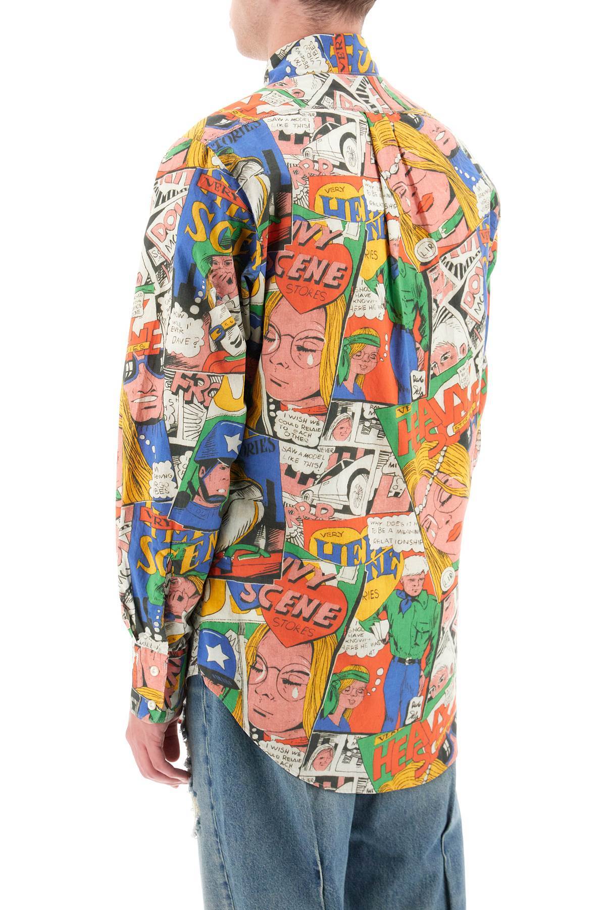 Erl Patterned Shirt In Multicolor