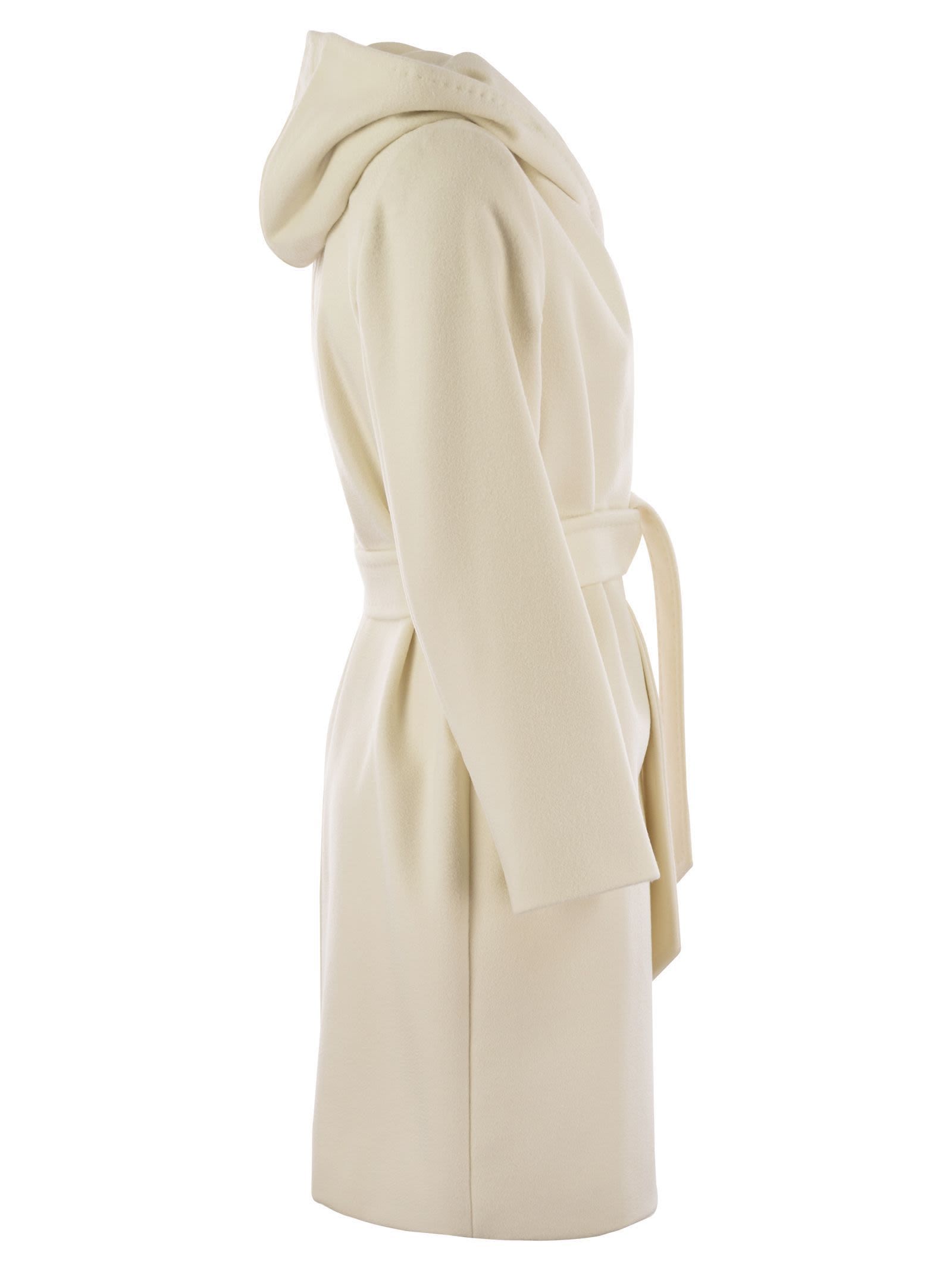 Max Mara Cappotto Newmang Bianco In Neutral