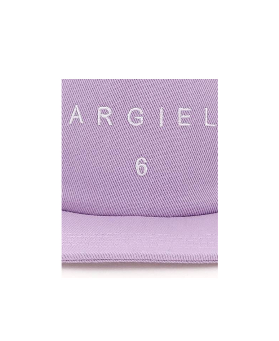 MM6 MAISON MARGIELA LOGO-EMBROIDERED COTTON TRUCKER CAP 
