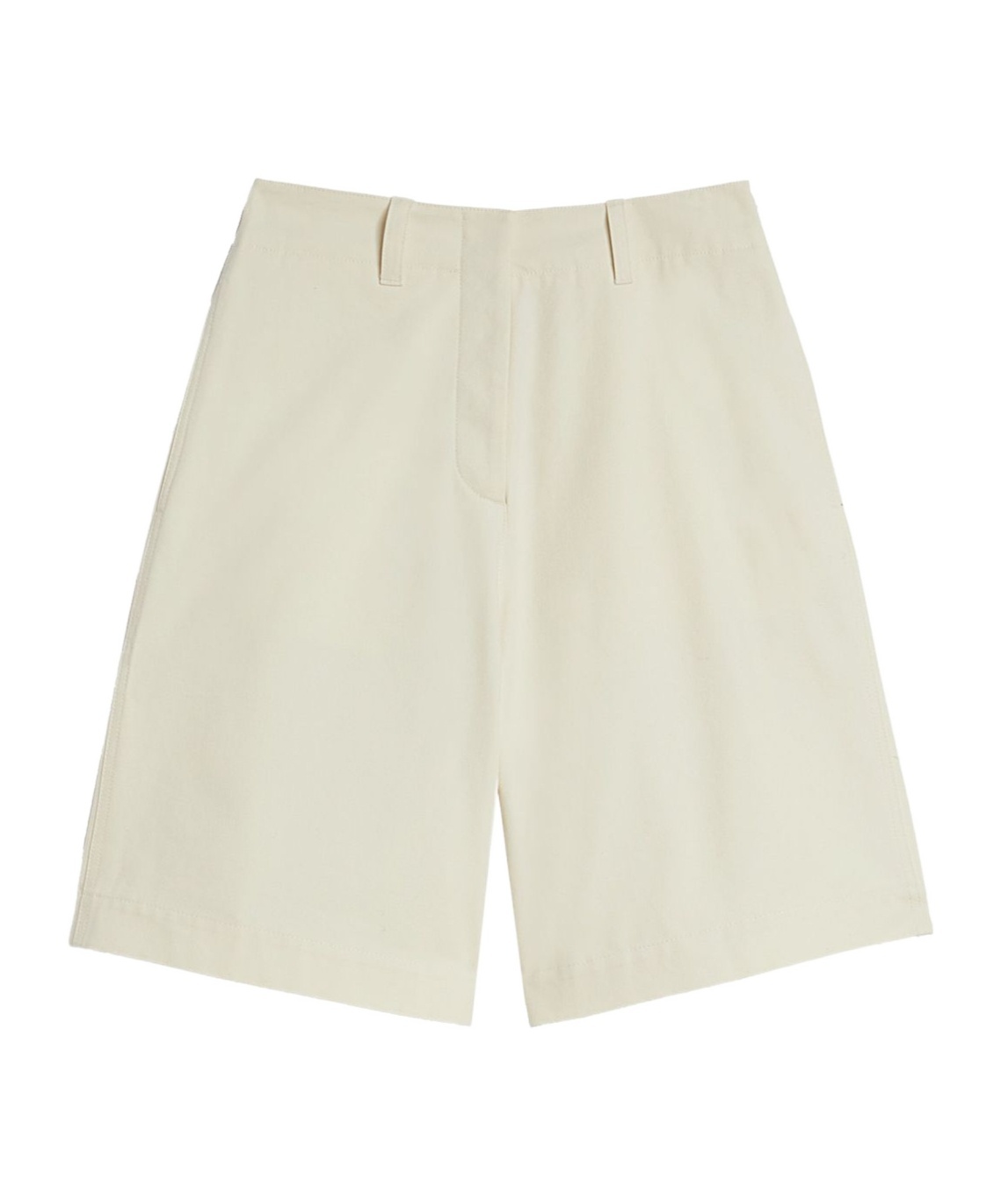 Jil Sander Cotton Shorts In White