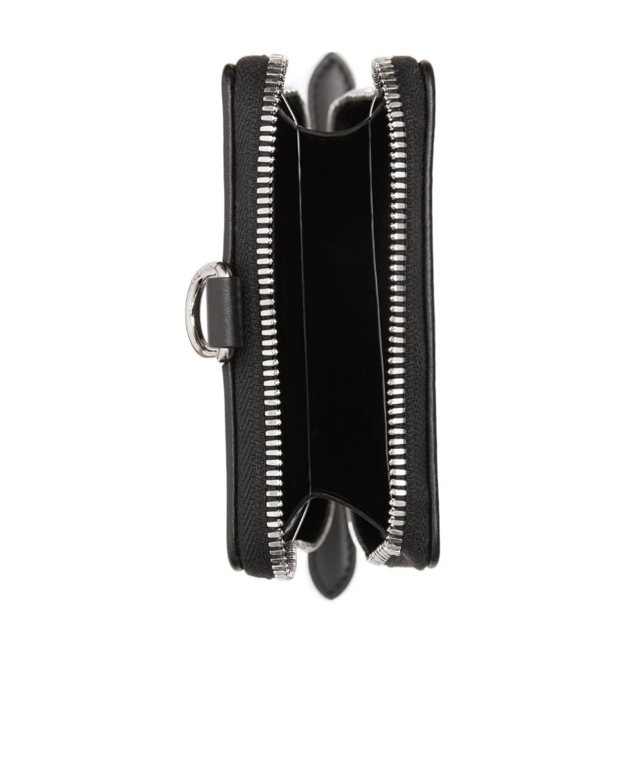 Burberry Monogram-pattern Zip-fastening Wallet In Black