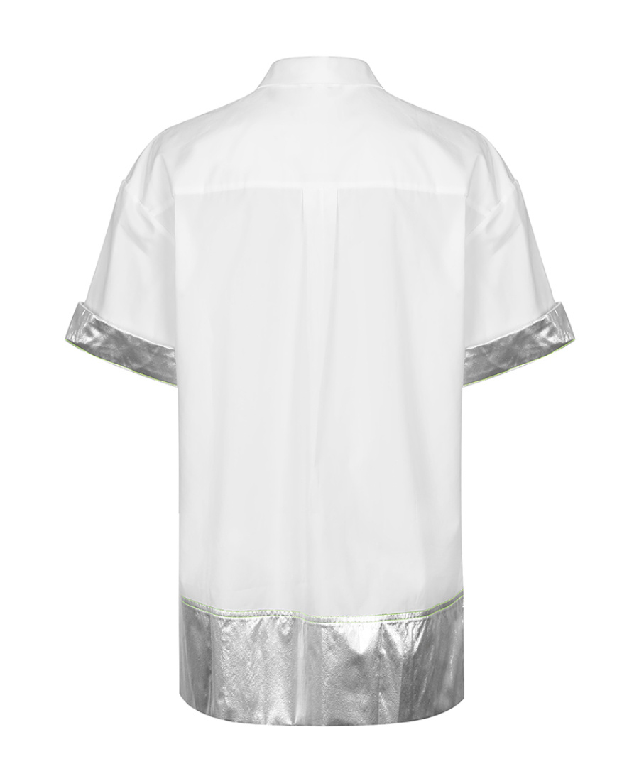 Iceberg A Short Sleeved Shirt In White