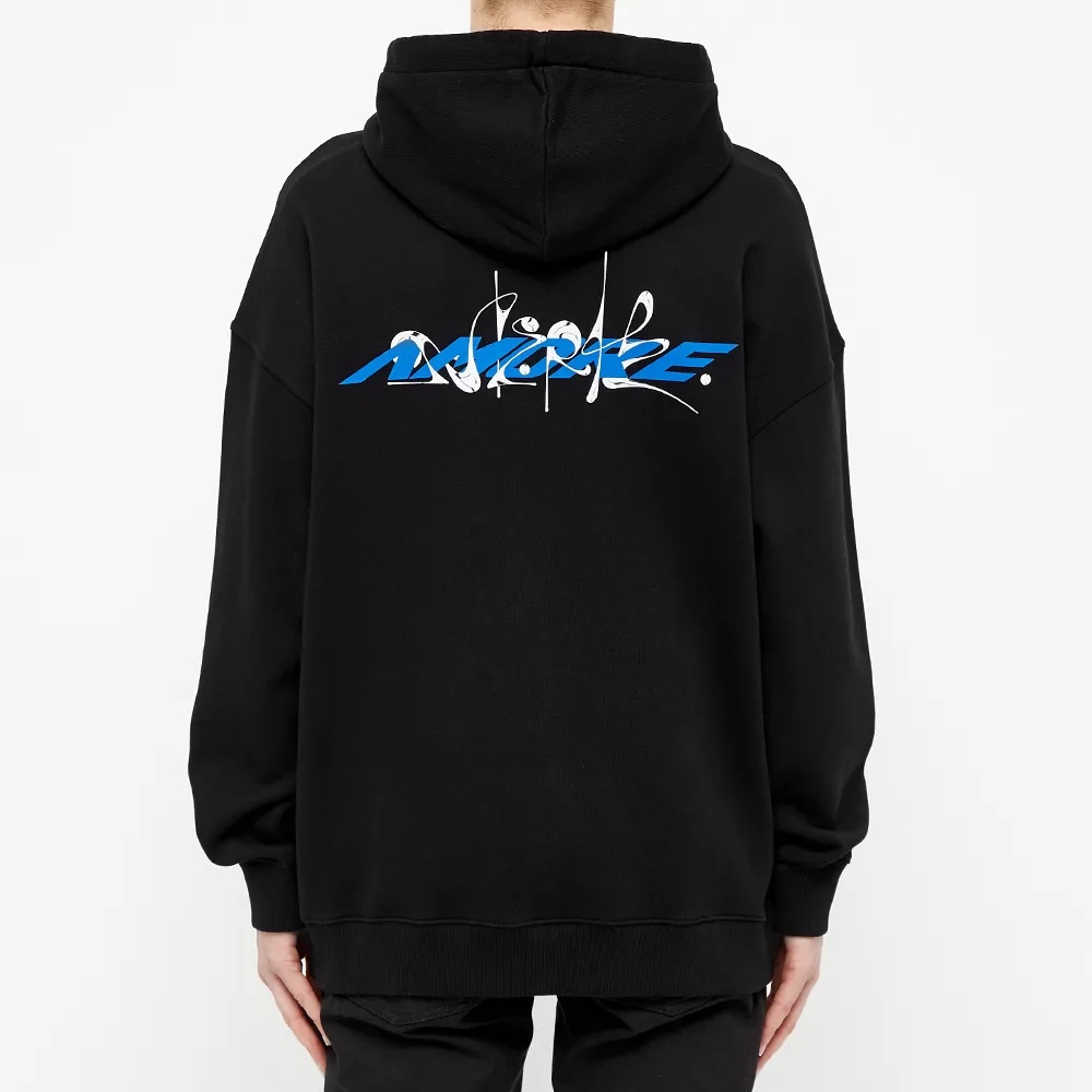 Givenchy Logo-print Cotton Hoodie In Black