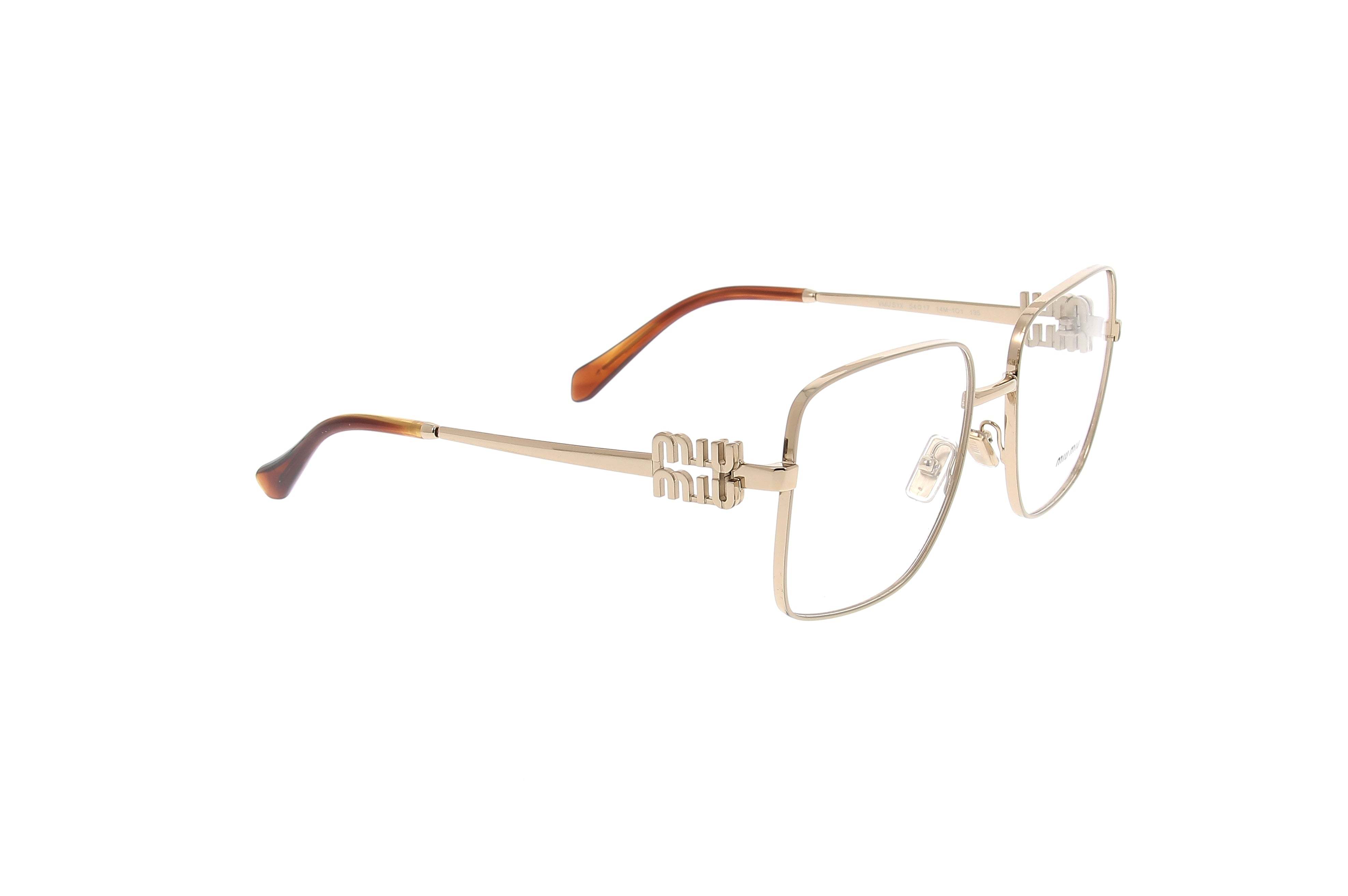 Miu Miu Full-frame Plain Mirror In Gold