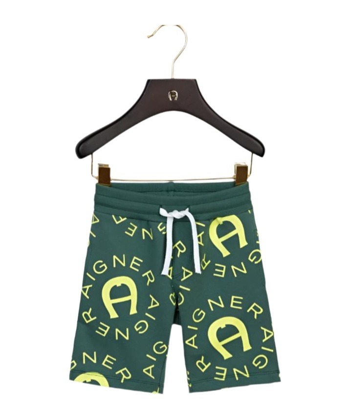 Shop Aigner Printed Bermuda Shorts In Green