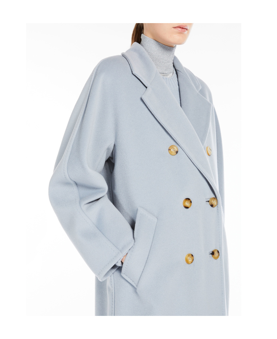 MAX MARA DOUBLE-BREASTED LONG-SLEEVED WOOL COAT