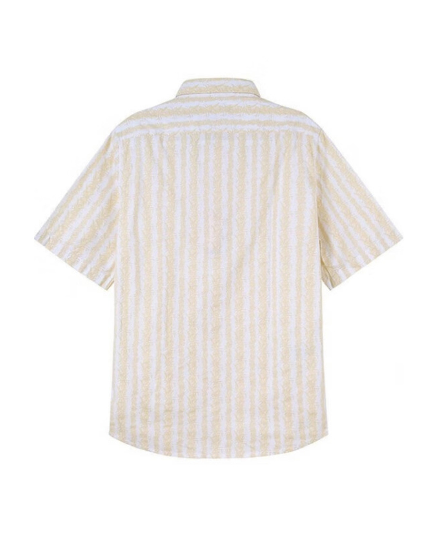 Hugo Boss Orange Series Short-sleeved Shirts In White