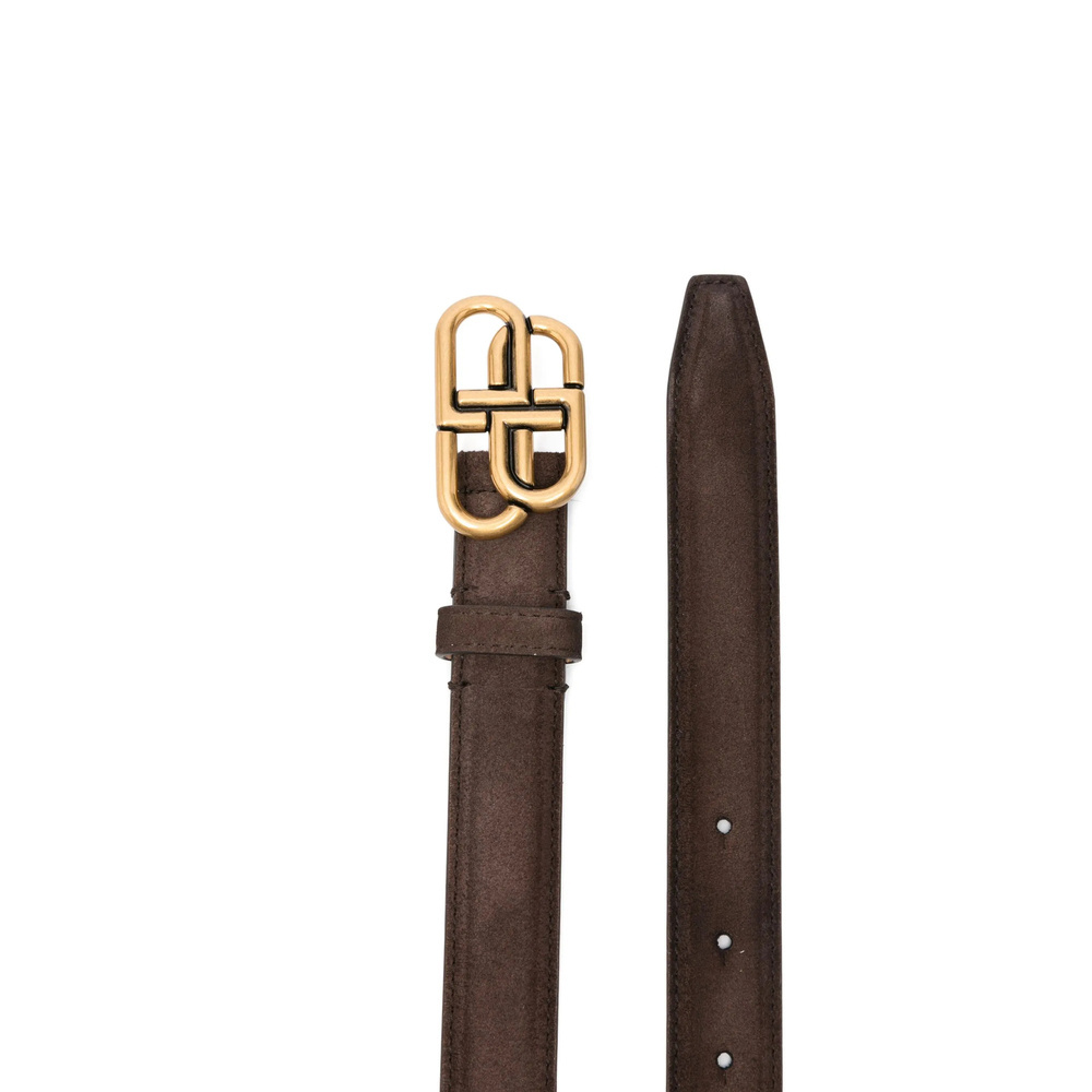 Balenciaga Adjustable Waist Belt In Brown