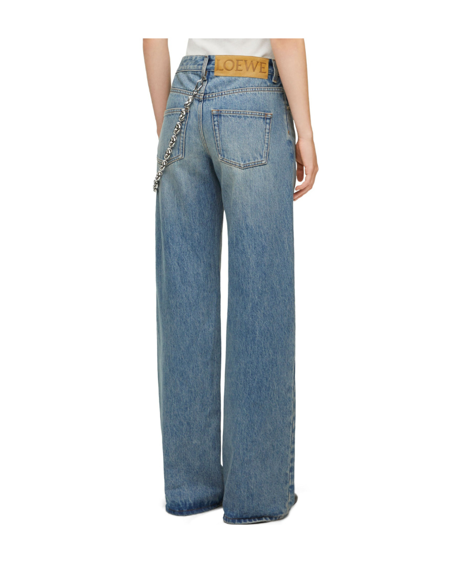 LOEWE CHAIN JEANS IN DENIM