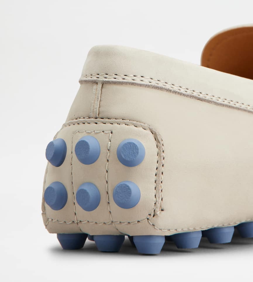 Tod's Women Rubberized Moccasin In Neutral
