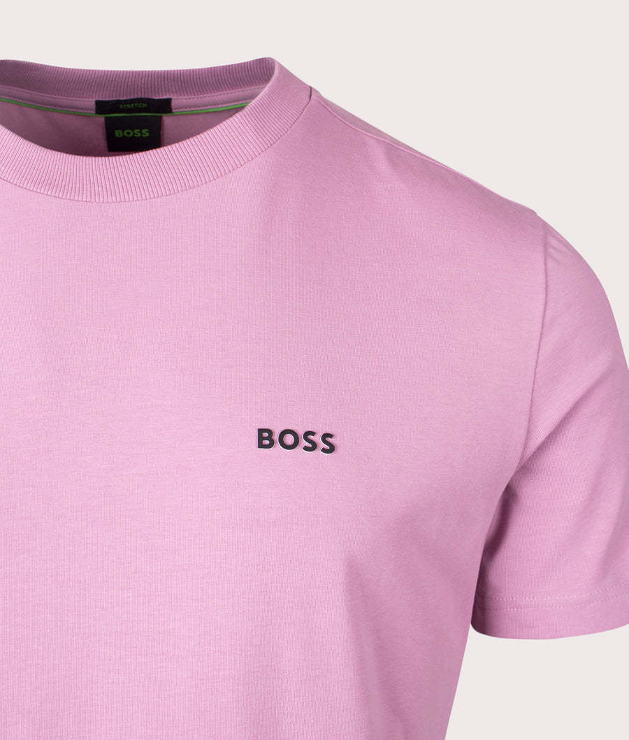HUGO BOSS LOGO-EMBOSSED T-SHIRT