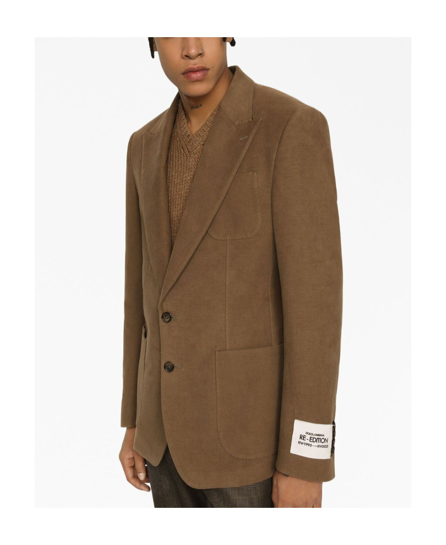 Shop Dolce & Gabbana Single-breasted Suit Jacket In Green