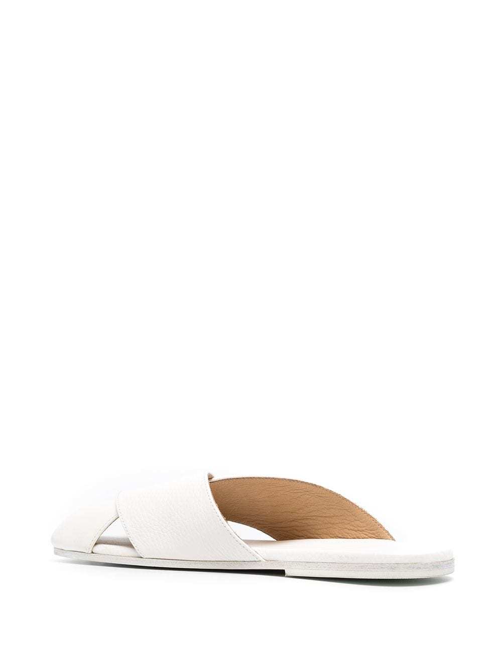 Marsèll Spatola Flat Sandals In White