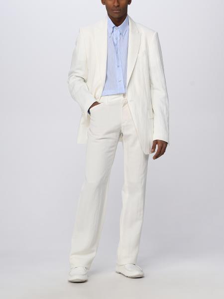 Etro Single-breasted Tailored Blazer In White