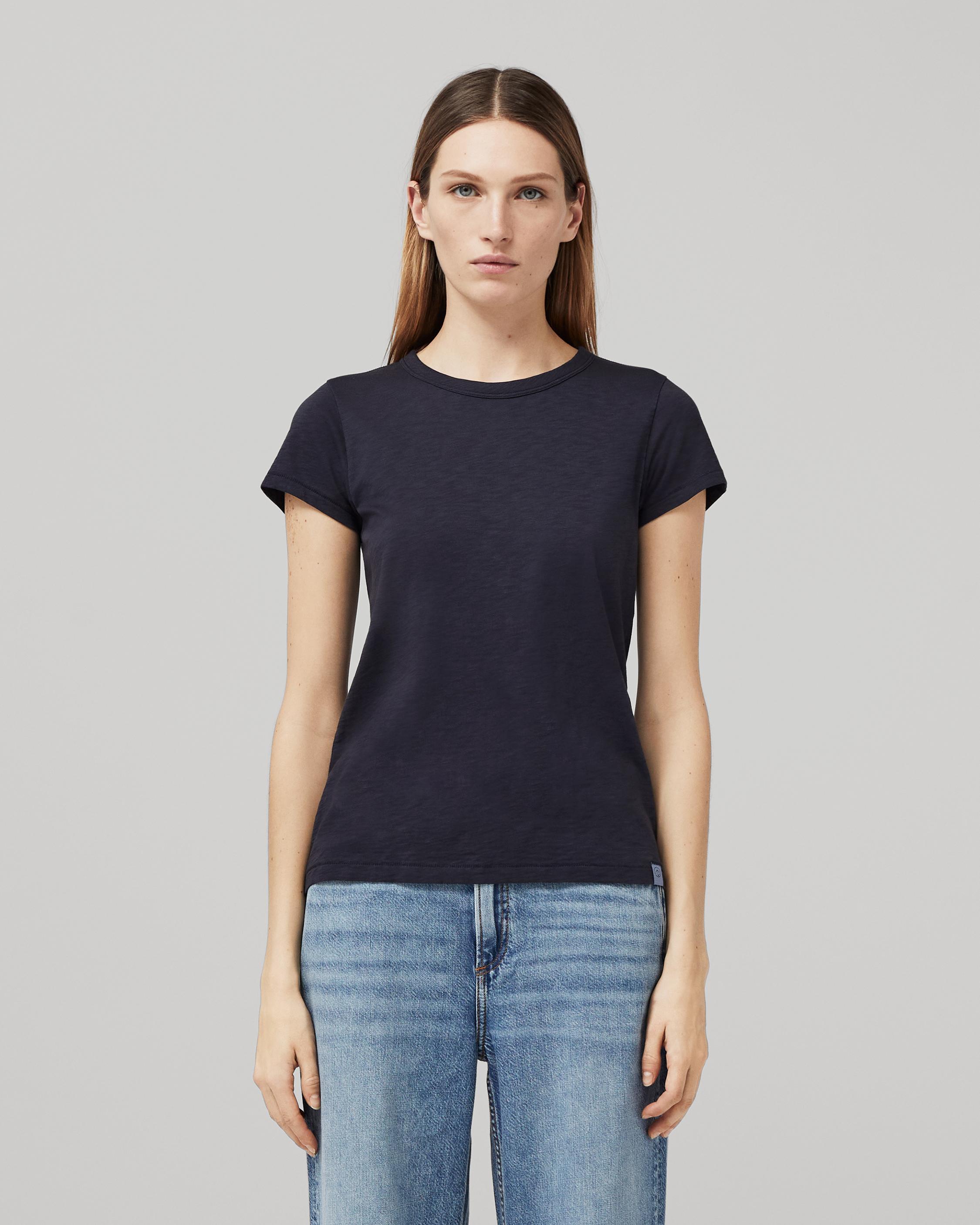 Rag & Bone Logo Short-sleeved T-shirt In Black