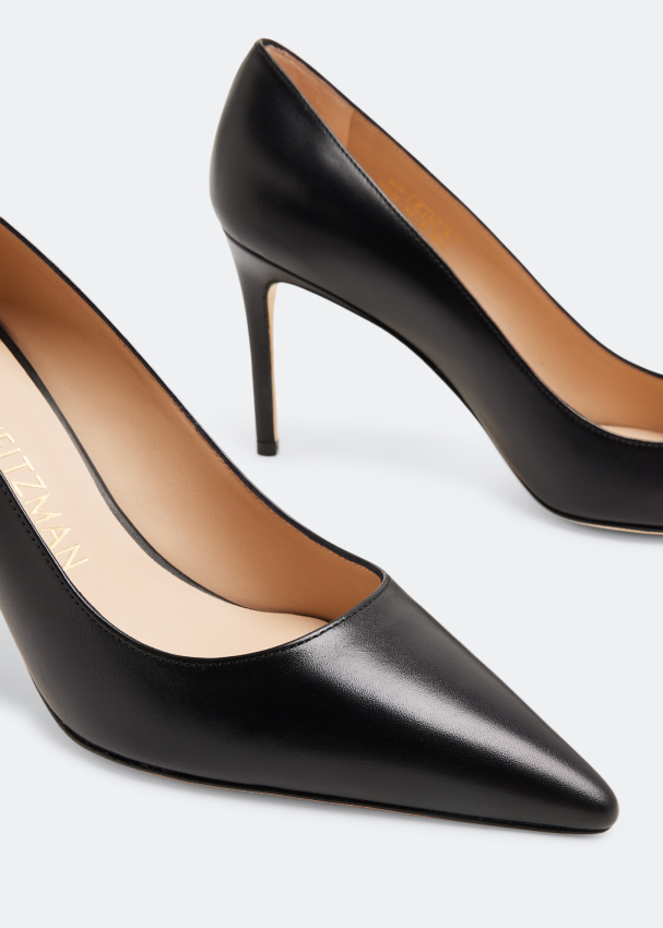 Stuart Weitzman Logo High Heels In Black