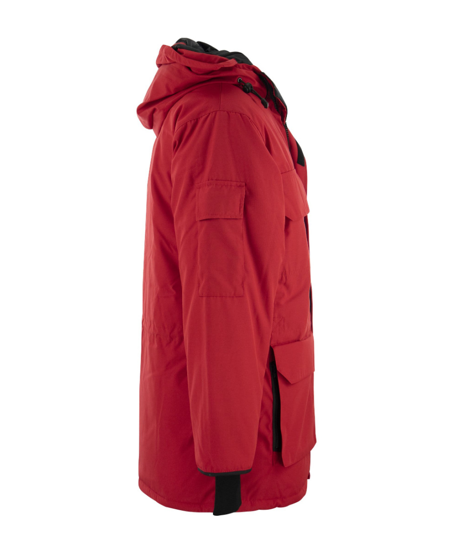Canada Goose Expedition Parka Adjustable Hood Jacket In Red