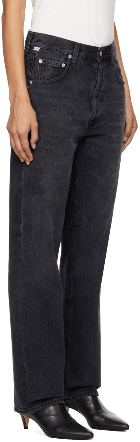 Citizen Of Humanity Belt Loop Jeans In Black