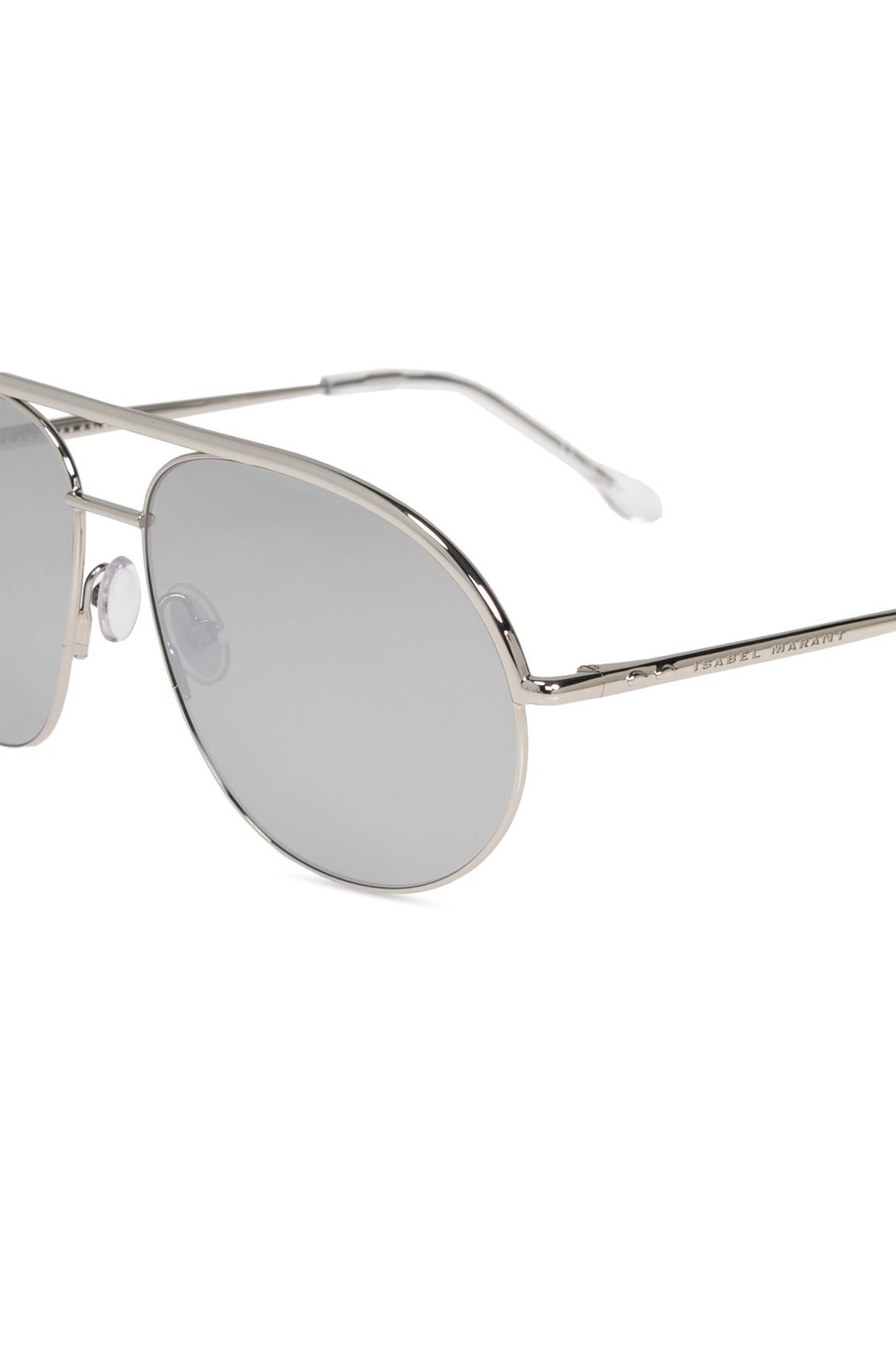 Shop Isabel Marant Pilot Frame Sunglasses In Gray