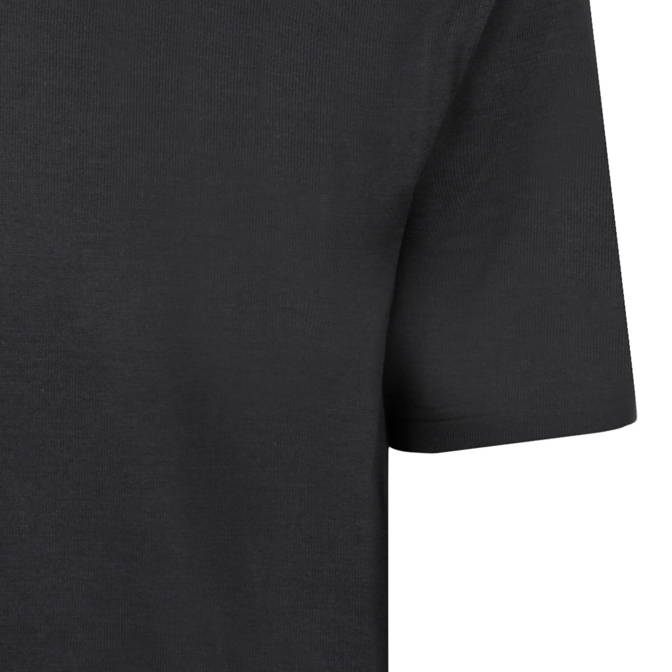 Tom Ford Round Collar Logo T-shirt In Black