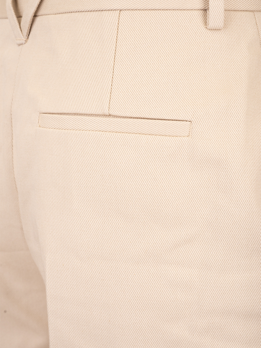 Bottega Veneta Wide-legged Trousers In Nude