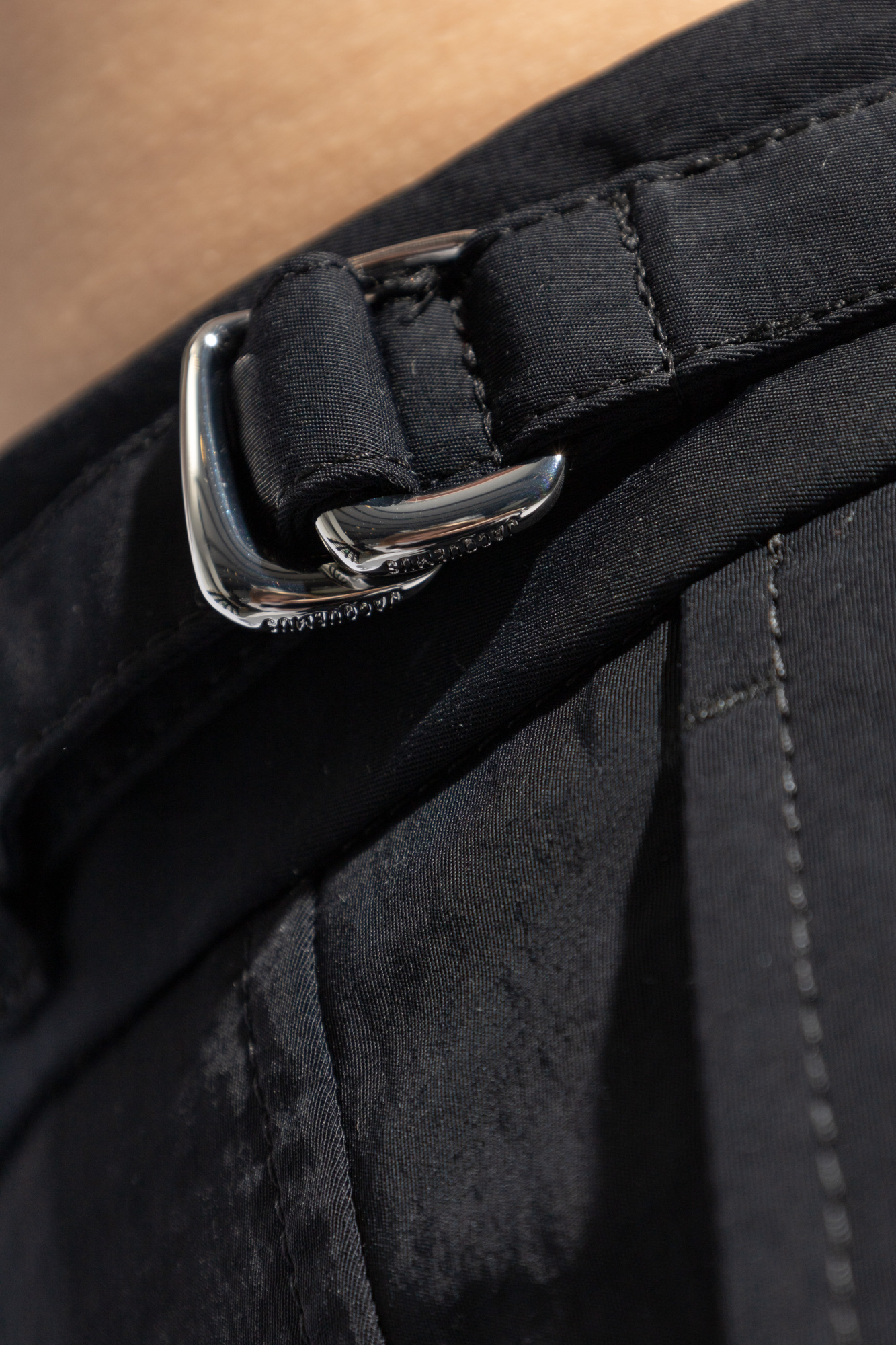 Jacquemus Straight Leg Pants In Black