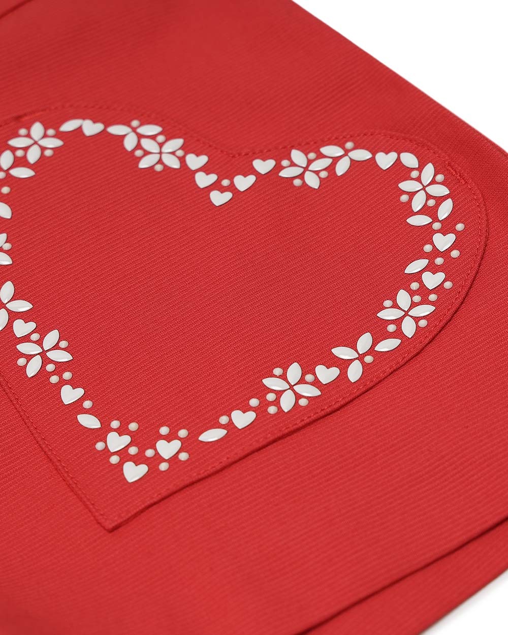 Moschino Logo Detail Shorts In Red