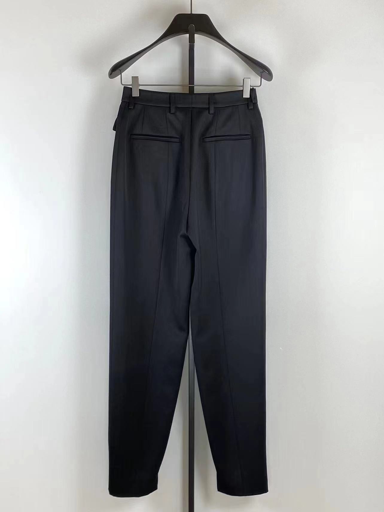 Prada Front Pocket Tailored Trousers In Black