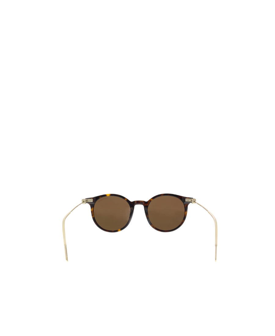 Montblanc Round Sunglasses In Brown