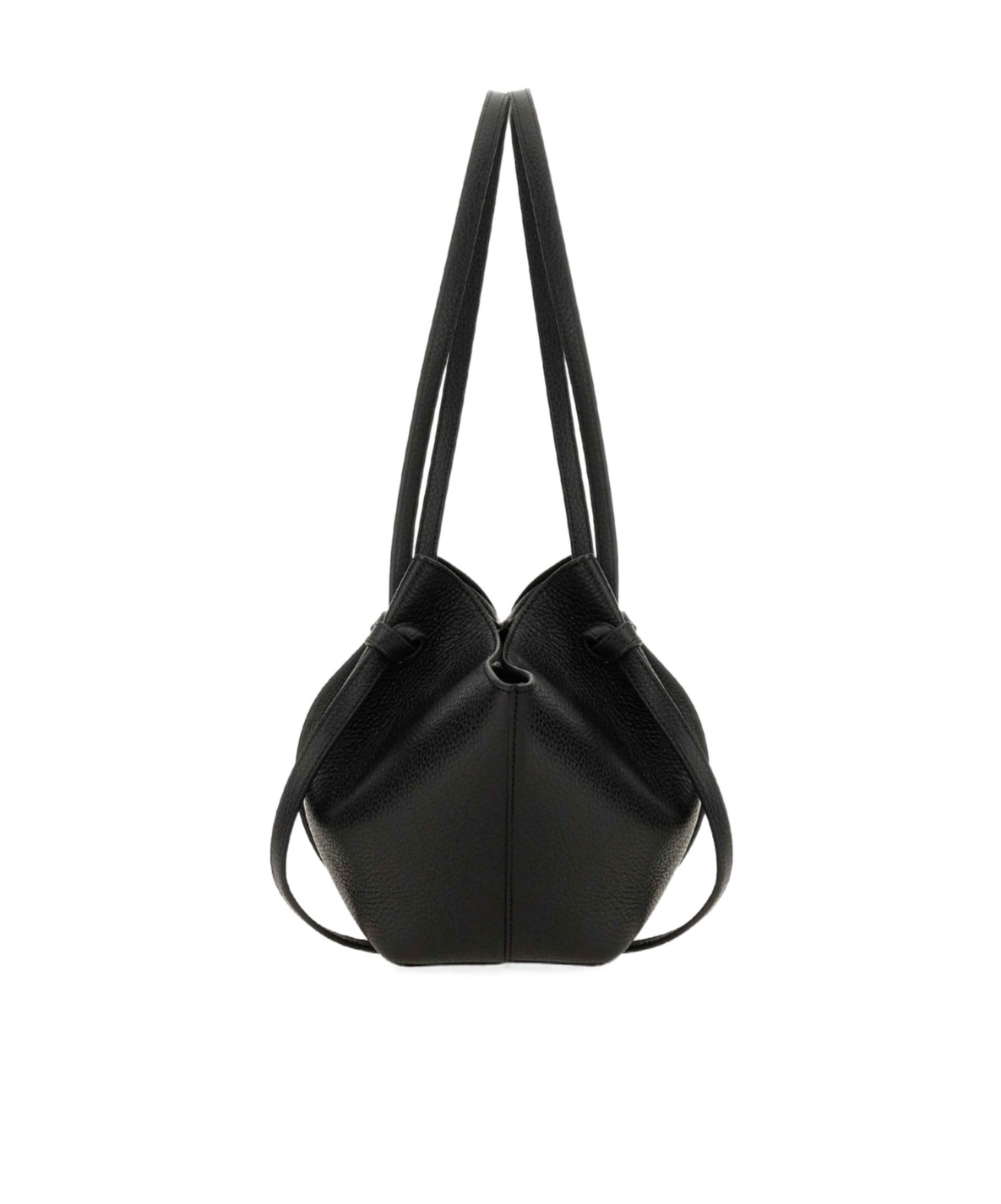 Yuzefi Mochi Leather Tote Bag In Black