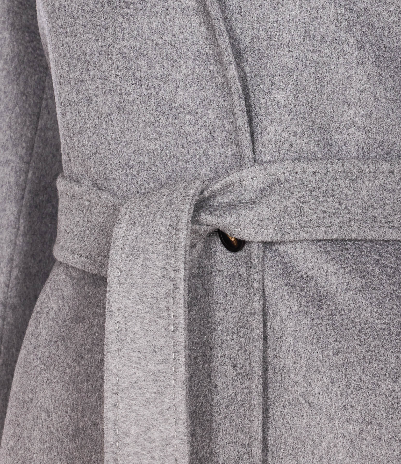 Max Mara Galante Medium Grey Coat In Gray