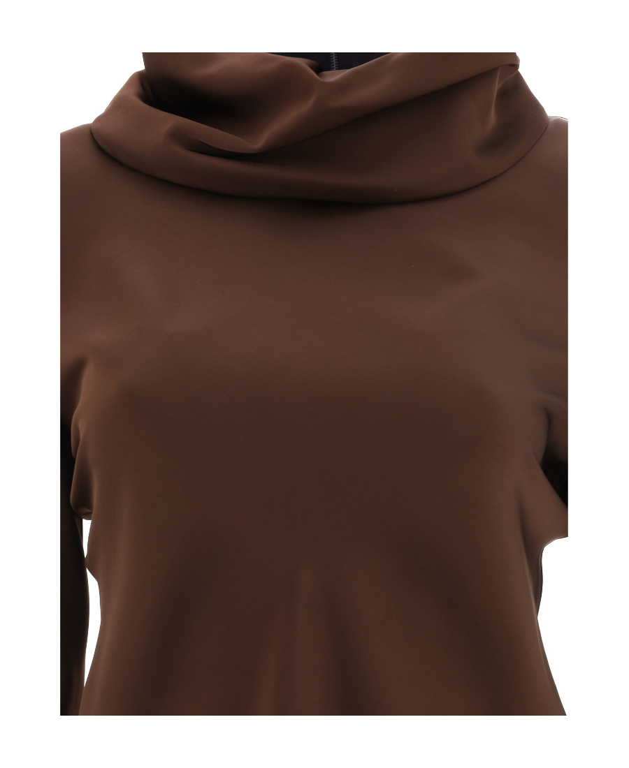 Jil Sander Neck Cowl Sleeves Long Knitwear In Red