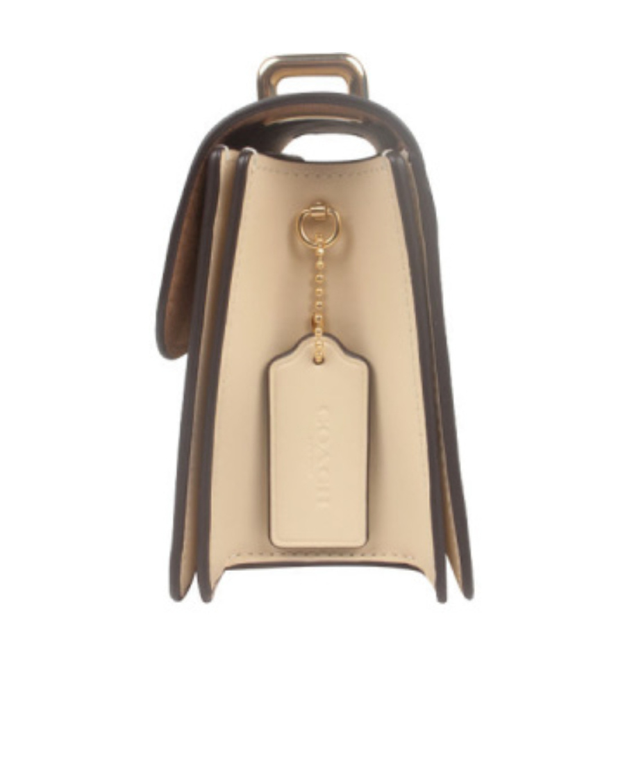 Coach Morgan Square Printed Shoulder Bag In Nude