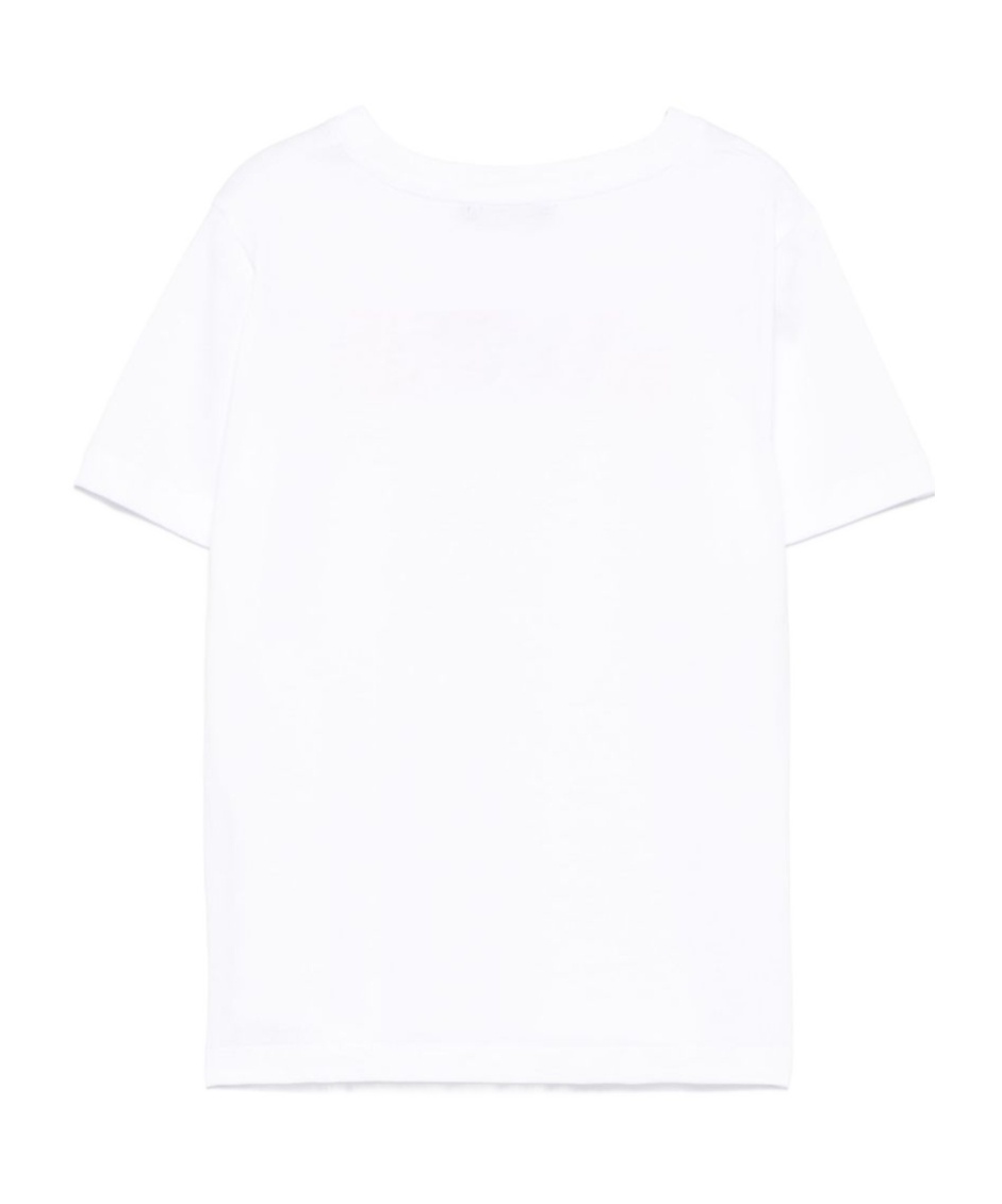 Balmain Logo-embroidered T-shirt In White