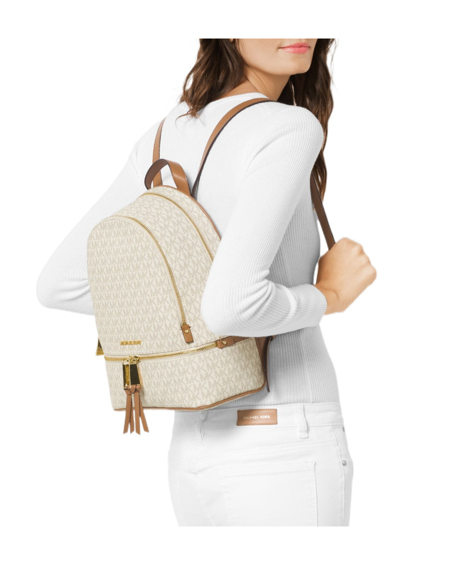 MICHAEL MICHAEL KORS MEDIUM RHEA LOGO-PRINT BACKPACK