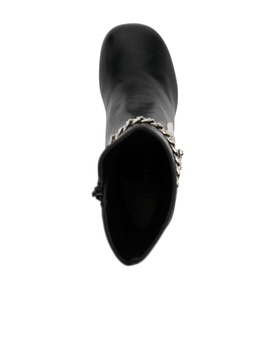 Jw Anderson Round-head Short Boots In Black
