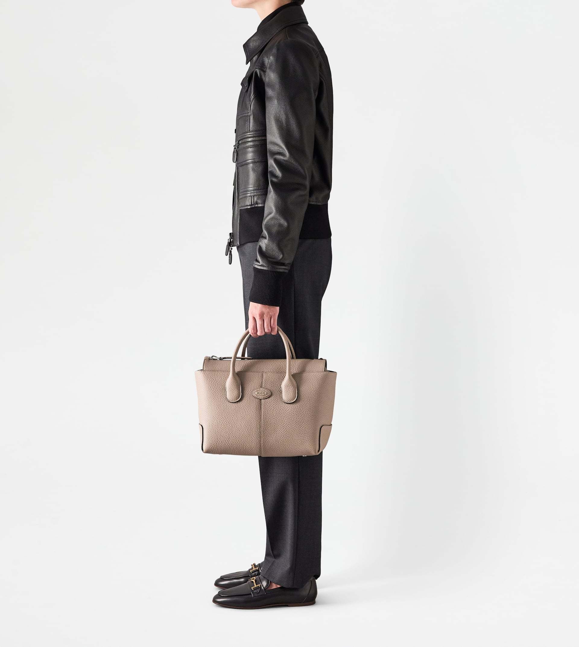 Shop Tod's Small Di Tote Bag In Nude