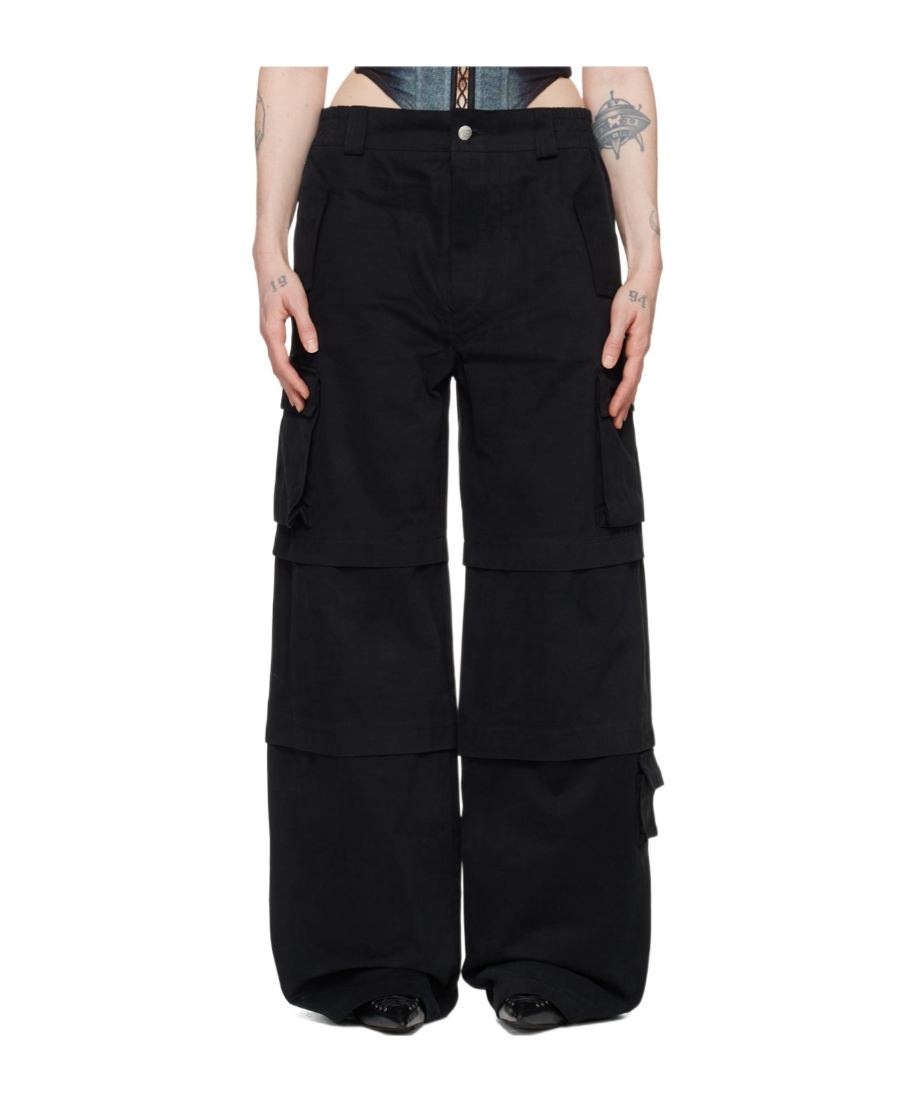 Misbhv Work Casual Pants In Black