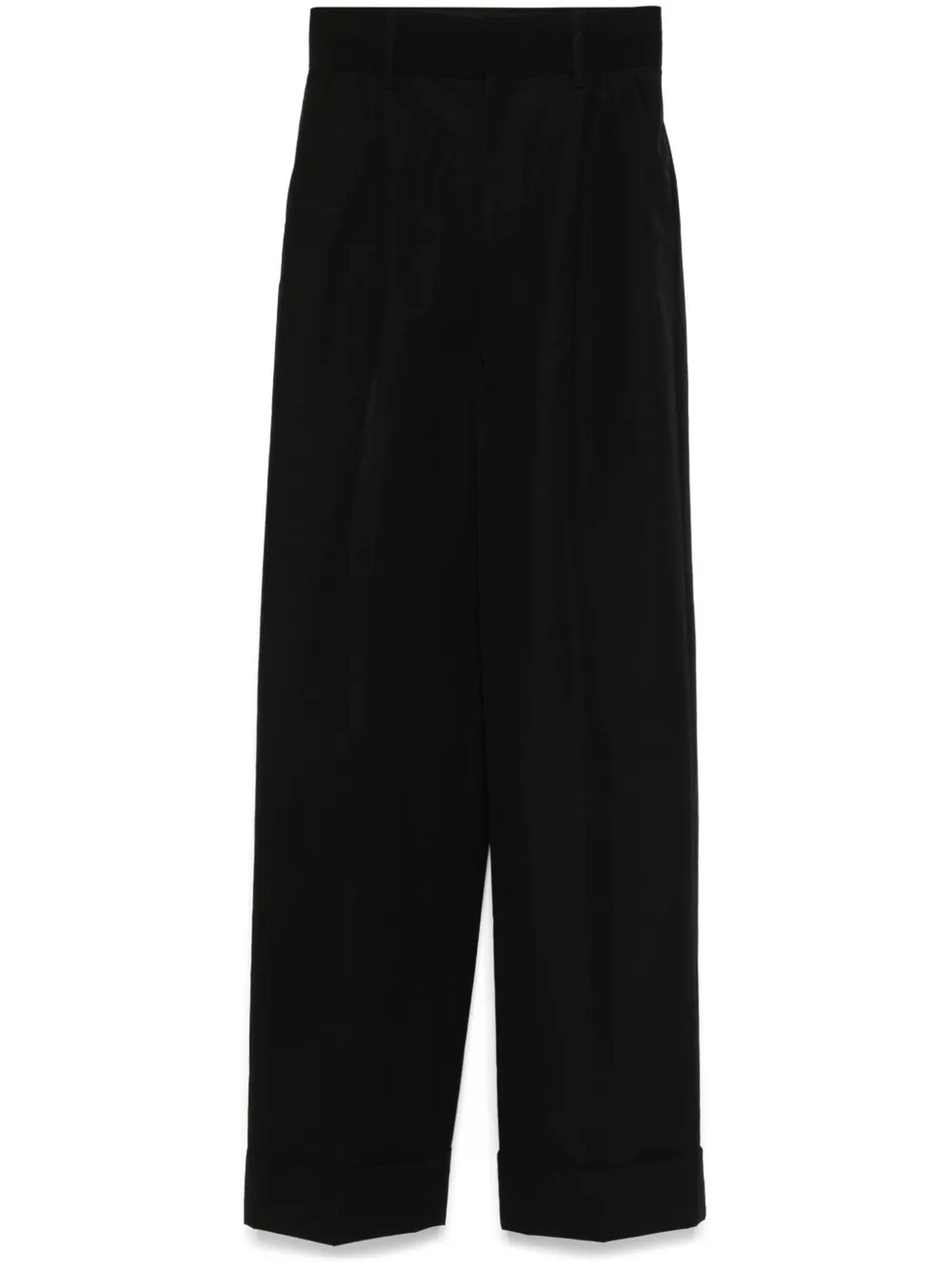 Philosophy Di Lorenzo Serafini Straight-leg Pleated Trousers In Black