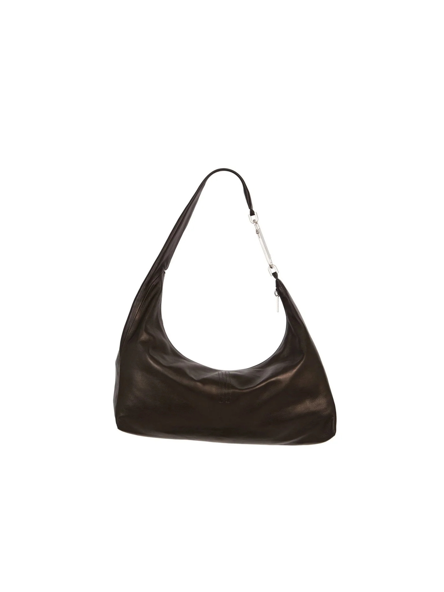 Rick Owens Zipper Shoulder Bag In Black