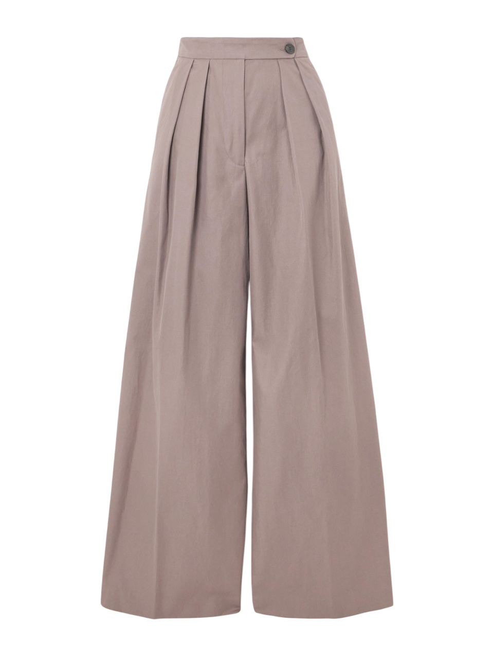 Dries Van Noten Pleated Cotton Wide Leg Pants