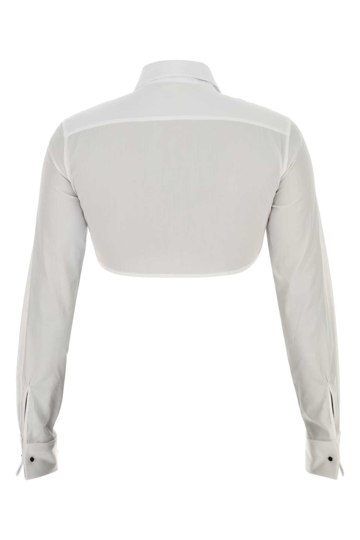 Ermanno Scervino Long Sleeve Shirt In White