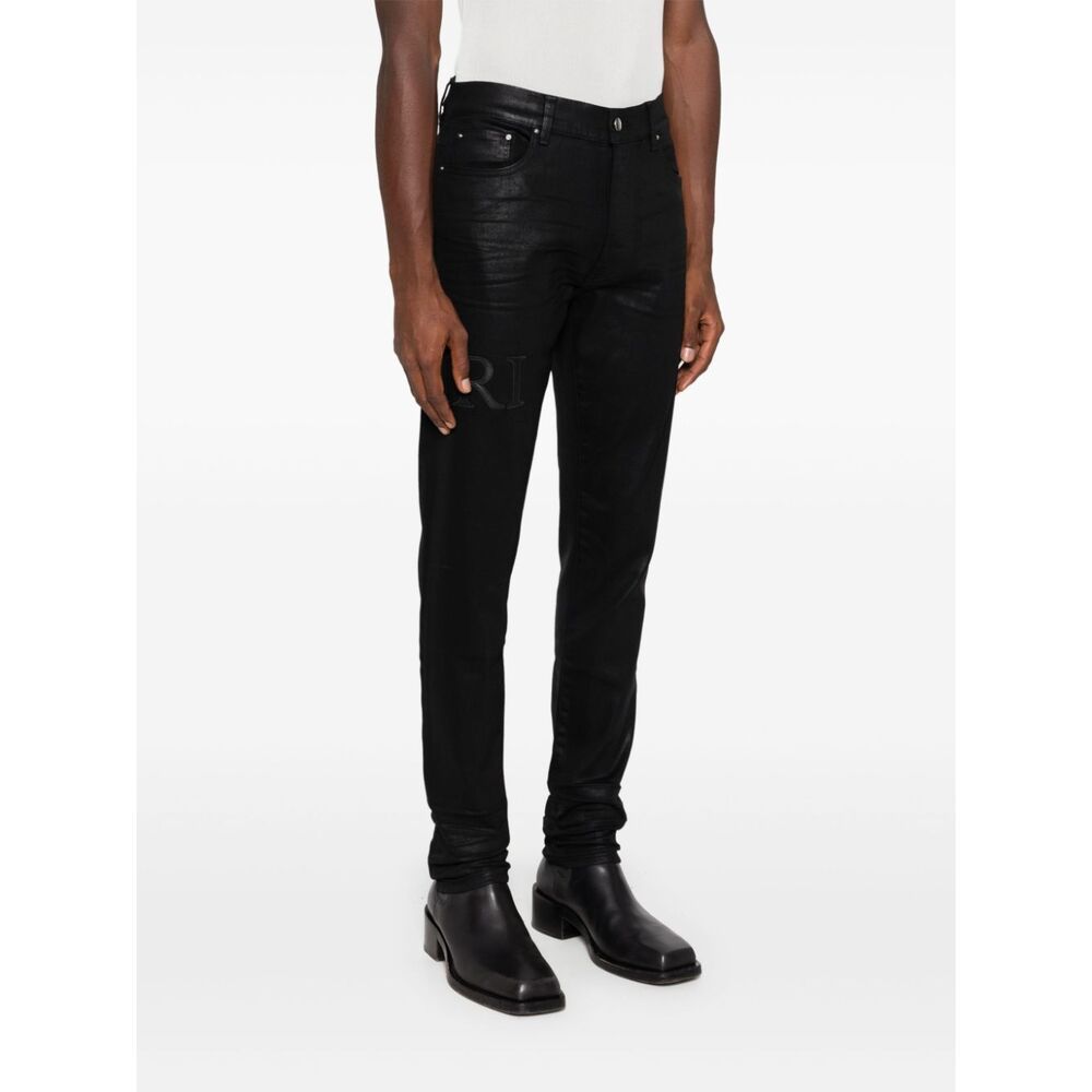 Amiri Belt-loop Jeans In Black